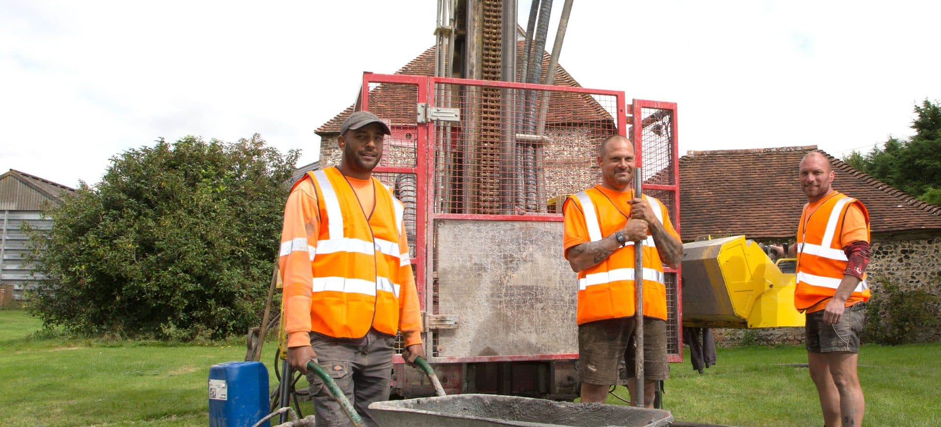 Nicholls Water drilling crew