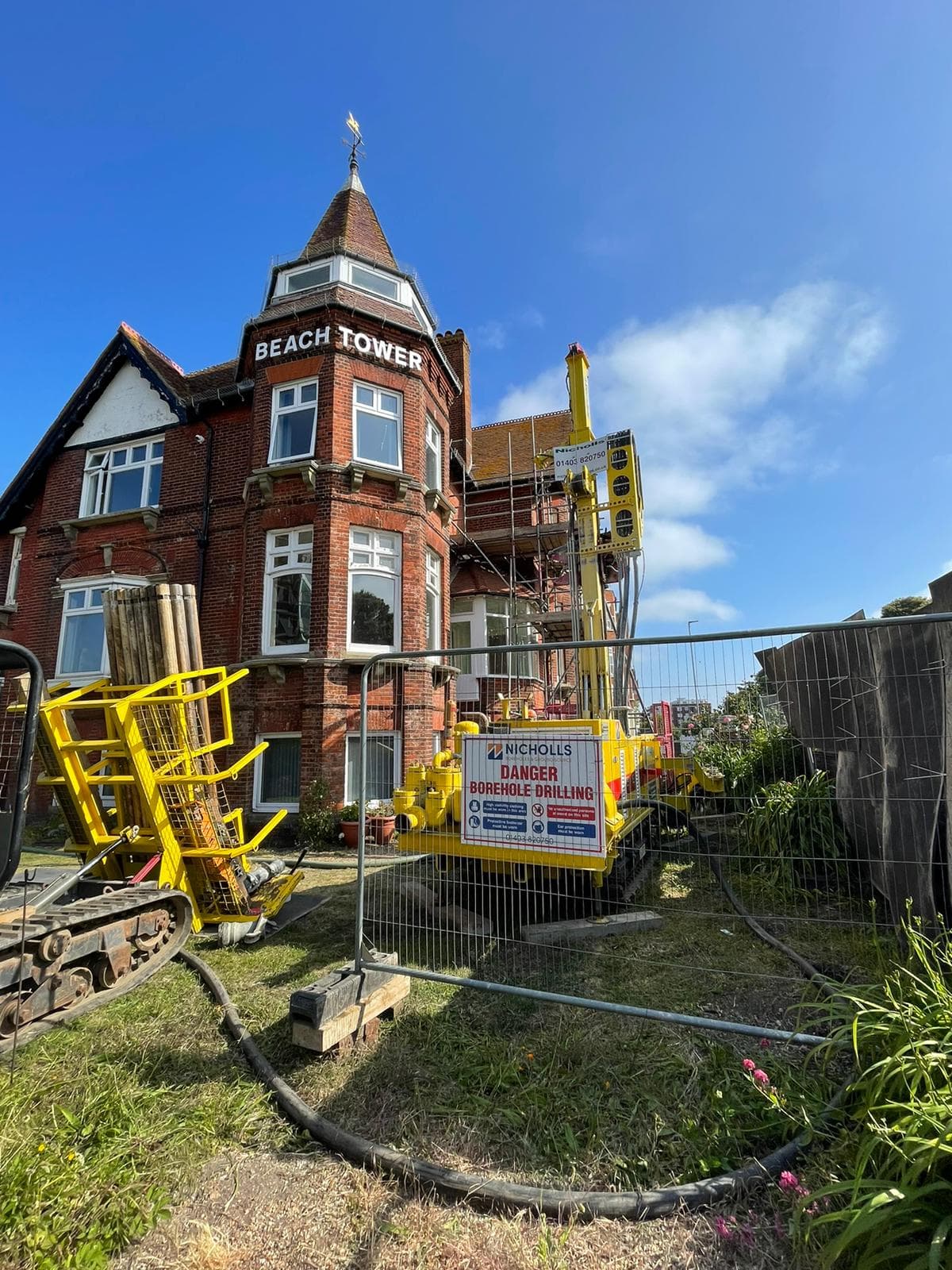 Residential GSHP borehole drilling — Nicholls Water